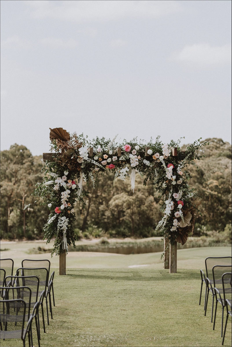 Wedding reception at The Springs Central Coast wedding venue